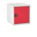 Euroslide Superbench Cabinets - Single Cupboard - 1x550mm - H.620 W.600 D.650 - Red