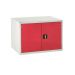Euroslide Superbench Cabinets - Double Cupboard 1x550mm - H.620 W.900 D.650 - Red