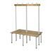 Standard Island Bench - Double Sided - Light Grey Frame - 1630.1000.600