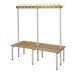 Standard Island Bench - Double Sided - Light Grey Frame - 1630.2000.600