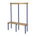 Standard Island Bench - Single Sided - Dark Blue Frame - H.1630 W.1000 D.300