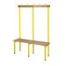 Standard Island Bench - Single Sided - Yellow Frame - 1630.1000.300