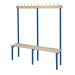 Standard Island Bench - Single Sided - Dark Blue Frame - 1630.2000.300