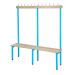 Standard Island Bench - Single Sided - Light Blue Frame - 1630.2000.300
