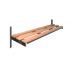 Wall Mounted Bench - Oak Slats - H.315 W.1500 D.300