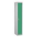 Secure Locker - Green Doors - H.1800 W.300 D.450 - 1 Compartment