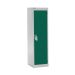 Spectrum School Locker - 1 Compartment - Guava Green Doors - H.1235 W.380 D.380