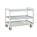 Euroslide Trolley Kit 1 - 2 Shelves - Steel Worktop