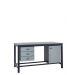 KIT B: Heavy Duty Workbench - Laminate Top H.840 W.1200 D.750 - Storage Cupboard & Triple Drawer Unit - Light Grey Fronts