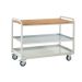 Euroslide Trolley Kit 4 - 2 Shelves - Beech Worktop