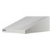 Sloping Top for Mailroom Locker - Light Grey