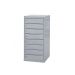 Laptop & Tablet Storage Locker - 8 Compartments, 8 Doors - Light Grey Doors - H.1000 W.500 D.500