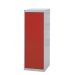 Laptop & Tablet Storage Locker - 12 Compartments, 1 Door - Red Doors - H.1460 W.500 D.500