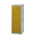 Laptop & Tablet Storage Locker - 12 Compartments, 1 Door - Yellow Doors - H.1460 W.500 D.500