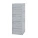 Laptop & Tablet Storage Locker - 12 Compartments, 12 Doors - Light Grey Doors - H.1460 W.500 D.500