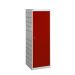 Laptop & Tablet Charging Locker - 12 Compartments, 1 Door - Red Doors - H.1460 W.500 D.500