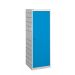 Laptop & Tablet Charging Locker - 12 Compartments, 1 Door - Light Blue Doors - H.1460 W.500 D.500