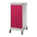 Laptop Charging Trolley - 8 Compartments, 2 Doors -  Red Doors - H.1200 W.525 D.670