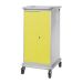 Laptop Charging Trolley - 8 Compartments, 2 Doors -  Yellow Doors - H.1200 W.525 D.670