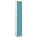 Spectrum Locker - 6 Compartment - Lagoon Blue Doors - H.1800 W.450 D.450