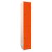Plant-On Lockers - Laminate - H.1800 W.300 D.450mm - 2 Compartments - Clementine