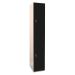 Plant-On Lockers - Laminate - H.1800 W.300 D.300mm - 2 Compartments - Black
