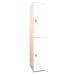 Plant-On Lockers - Laminate - H.1800 W.300 D.300mm - 2 Compartments - White