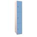 Plant-On Lockers - Laminate - H.1800 W.300 D.450mm - 3 Compartments - Campanula
