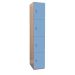 Plant-On Lockers - Laminate - H.1800 W.300 D.300mm - 4 Compartments - Campanula