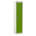 Spectrum School Locker - 1 Compartment - Sublime Lime Doors - H.1365 W.380 D.380