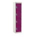 Spectrum School Locker - 4 Compartment - Berry Burst Doors - H.1365 W.300 D.450