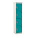 Spectrum School Locker - 4 Compartment - Lagoon Blue Doors - H.1365 W.380 D.380