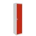 Dual USB Tablet Charging Locker - H.1800 W.380 D.380mm - 15 Compartment, 1 Door - Tamarillo Red