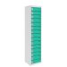  Dual USB Tablet Charging Locker - H.1800 W.380 D.380mm - 15 Compartment, 15 Door - Lagoon Blue