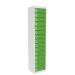Dual USB Tablet Charging Locker - H.1800 W.380 D.380mm - 15 Compartment, 15 Door - Sublime Lime