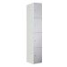 Executive Door Locker - 4 Compartment - Pearl White Doors - H.1800 W.380 D.380