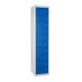 Flat Garment Locker - 10 Compartments - Dark Blue Doors - H.1800 W.450 D.380