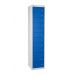 Flat Garment Locker - 12 Compartments - Dark Blue Doors - H.1800 W.450 D.380