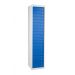 Flat Garment Locker - 20 Compartments - Dark Blue Doors - H.1800 W.380 D.450