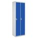 Twin Locker - Dark Blue Doors - H.1800 W.600 D.450 