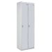  Twin Locker - Light Grey Doors - H.1800 W.600 D.450 