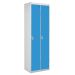  Twin Locker - Light Blue Doors - H.1800 W.600 D.450 
