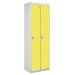  Twin Locker - Yellow Doors - H.1800 W.600 D.450 