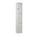 Padlock Locker - Light Grey Doors - H.1800 W.450 D.450 - 3 Compartment