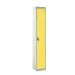Standard Locker - 1 Compartment - Yellow Doors - H.1800 W.300 D.450