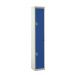 Express Locker - 2 Compartments - Dark Blue Doors- H.1800 W.300 D.450