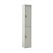 Express Locker - 2 Compartments - Light Grey Doors - H.1800 W.300 D.300