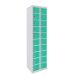  Dual USB Phone Charging Locker - H.1800 W.450 D.380mm - Solid Door - 20 Compartments - Lagoon Blue