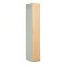 Timber Door Locker - 1 Compartment - Plain Beech Doors - H.1800 W.380 D.380