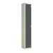 Laminate Splash Locker - 1 Compartment - Graphite Grey Doors - H.1800 W.300 D.450